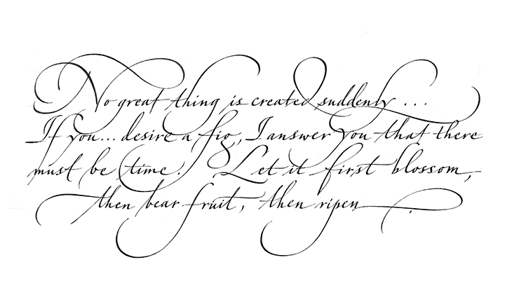 Biblical quote – John Stevens Calligraphy